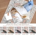 thumbnail image 6 of Aoile Washable Runner Rug 2'x6',Vintage Distressed Rugs wtih Non Slip for Laundry Hallway Entryway,Pink, 6 of 10