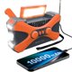 thumbnail image 1 of Radio de Emergencia de 10000MAh, Radio de Manivela Solar, Radio PortáTil con Cargador de TeléFono, Linterna LED Naranja, 1 of 5