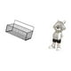 thumbnail image 5 of Cesta organizadora de pared de metal flotante con estatua de , adorno de mesa, figura decorativa moderna y creativa para cocina, baño, sala, 5 of 8