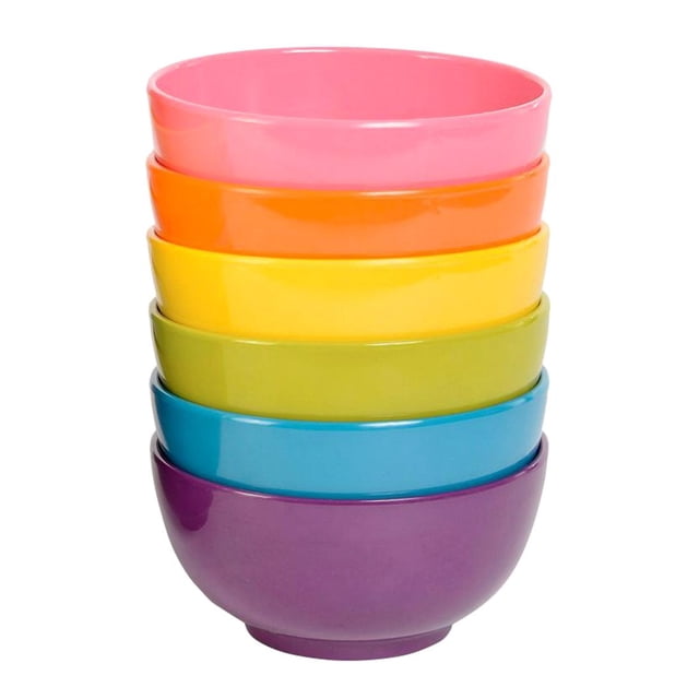 French Bull - Mini tazón, Melamina, 300ml, Para postres, aperitivos o salsas, Multicolor, Juego de 6 unidades