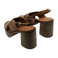 thumbnail image 6 of Lucky Brand Women's Delmie Slingback Stacked Platform Sandals - Tan, 6 of 6