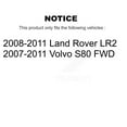 thumbnail image 2 of SIM Rear Semi-Metallic Disc Brake Pads SIM-1314 for Car Land Rover LR2 Volvo S80, 2 of 8