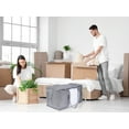 thumbnail image 6 of Unique Bargains 1 Pack Clothes Storage Bags Moving Bags Grey 27*14*15in, 6 of 7
