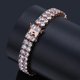 thumbnail image 2 of Pulsera de oro JAMW Sencillez para mujer 7 pulgadas, 2 of 5