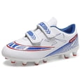 thumbnail image 1 of Zapatos de fútbol para niños, botines de fútbol para niños y niñas, calzado deportivo de entrenamiento de hierba, zapatillas de deporte Yj6210A-blanco-33 Sailing Electrónica, 1 of 3