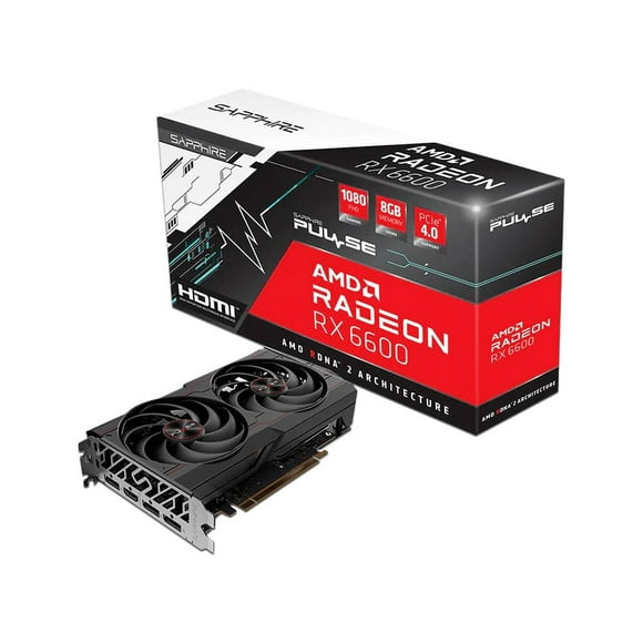 Tarjeta de Video AMD Radeon RX 6600 Sapphire Pulse 8GB GDDR6 11310-01-20G