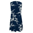 thumbnail image 4 of Hwmodou Women Dresses Summer Fashion Vintage Floral Ink Matching Mid Beach Daily Stylish Dress Unique Female Sundress, 4 of 5