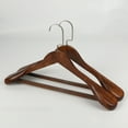 thumbnail image 4 of High-Grade Wide Shoulder Wooden Coat Hangers - Solid Wood Suit Hanger, 4 of 6