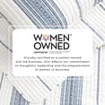 thumbnail image 2 of Striped Quilt Set - Lightweight, Soft, All-Season - 2-Piece Reversible Farmhouse Bedding Set (Twin / Twin XL, Cream / Navy), 2 of 6