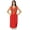 Red, variant on Bimba Womens Sleeveless Straight Cotton Kurta Printed Kurti Summer Clothing