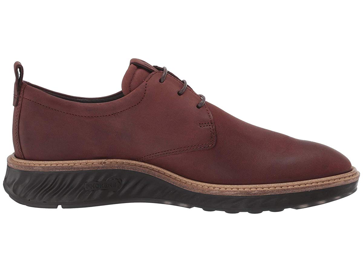 ECCO ST1 Hybrid Plain Toe Tie Brandy 