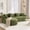 Antique Green, variant on Compression L-Shape Sectional Sofa with Curved Chaise, Modular Chenille Boneless Couch, 30D High-Density Foam, Minimalist Sleeper Sofa for Living Room, Bedroom, Apartment, Antique Green