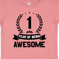 thumbnail image 4 of Inktastic 1 year of being awesome birthday black Boys or Girls Baby T-Shirt, 4 of 5