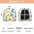 thumbnail image 3 of Pioneer Flower Seat Covers for Dining Room Chairs Set Of 6,Stretch Printed Washable Chair Seat Cover with Elastic Ties and Button,Removable Waterproof Couch Cushion Covers, 3 of 6