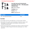 thumbnail image 2 of Front Ball Joint and Tie Rod End Kit - Compatible with 1993 - 1996 Oldsmobile Silhouette Base 1994 1995, 2 of 2