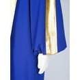 thumbnail image 6 of vastwit Kids Boys Girls Choir Robe Graduation Gowns Baptisms Church Robe Halloween Cosplay Judge Costume Blue 8, 6 of 7