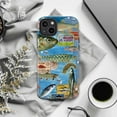 thumbnail image 6 of Vintage Fish Collage Phone Case, Retro Ocean Illustration iPhone Cover, Artistic Marine Protective Case for iPhone 17 16 15 14 13 12 11 Plus Pro Max Mini, 6 of 6