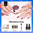 thumbnail image 2 of Kit de polvos para uñas Beetles Metallic Chrome Black White Gel, 2 of 7