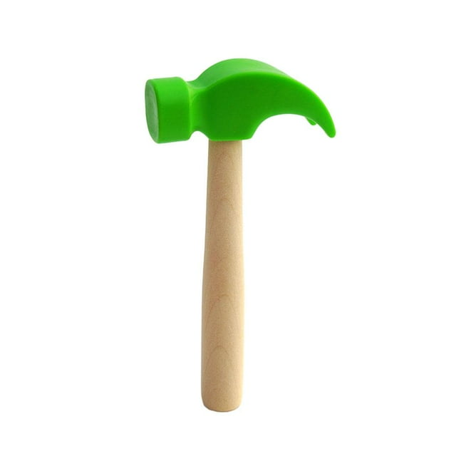 2PCS Wooden Hammer Toys Simulation Maintenance Tools Toys , For Kids