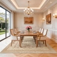 thumbnail image 4 of Toyoso 6x9 Luxurious Traditional Area Rug, Ornate Frame Indoor Carpet, 0.25 inch Thin Machine Washable Non Slip Floor Decor for Modern Apartment Living Area, Ivory Champagne, 4 of 8