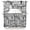 White, variant on Brown Landmarks Kitchen Curtains Swag Valance and Tier Curtains Set 24 Inch Length, Modern Abstract Global Artwork Rod Pocket Drape Panels Pair Swag Curtains for Bathroom/Cafe/Window