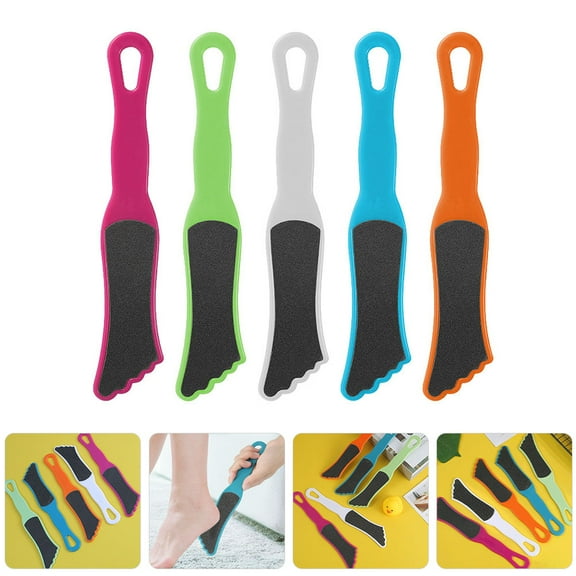 CTIRCHIU Double Sided Foot File Remove Dead Skin for Women Home Use 5 Pcs