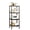 Walnut, variant on Gaderth Bamboo Shelf,4-Tier Bamboo Storage Shelf,Multifunctional Shelving Unit,Corner Shelf With Slatted Shelves,Plant Flower Stand Storage Rack For Kitchen Bathroom Office Balcony Entryway