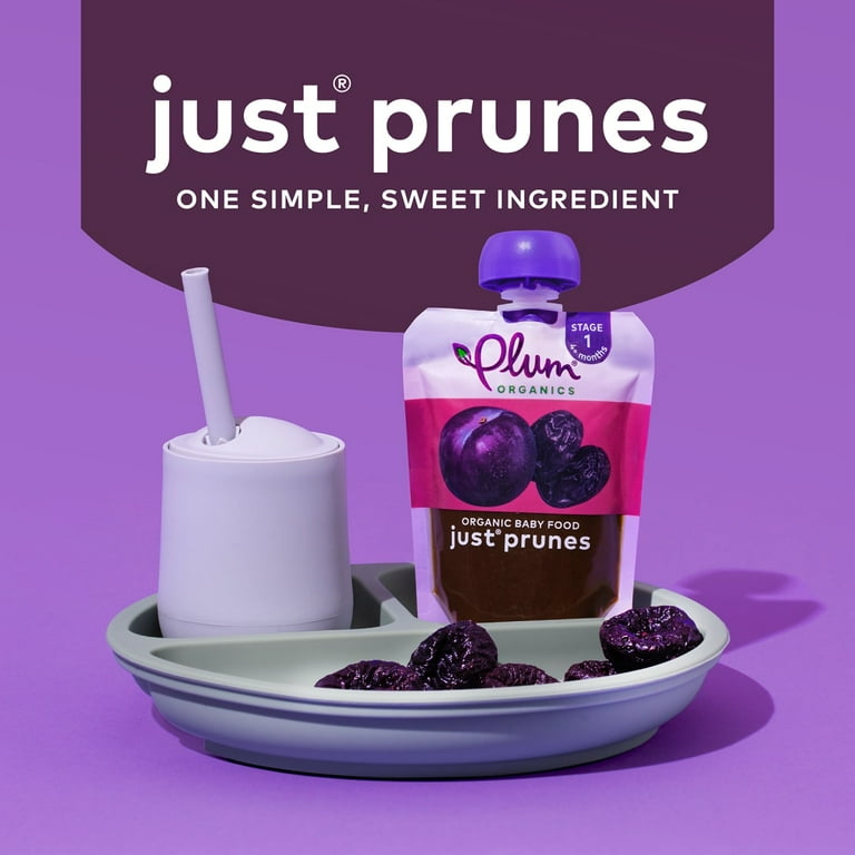 pack) Plum Organics Stage Organic Baby Food, Just Prunes,