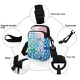 thumbnail image 5 of HELLHERO Skull Galaxy Lightning 2 Zippers Women Messenger Bag Polyester for Women, 5 of 7
