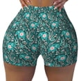 thumbnail image 2 of Haiem Lephants in the Jungle No Front Seam Biker Shorts for Women Yoga Workout Gym Bike Shorts with Tummy Control Moisture-Wicking-Medium, 2 of 9