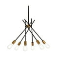 thumbnail image 3 of Lucca 23 inch pendant in black and brass, 3 of 8