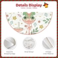 thumbnail image 3 of Sikiie Frog and Mushrooms Nativity Christmas Tree Skirt, Jesus Christian Winter Holiday Tree Mat Decoration(30-48IN)30", 3 of 6