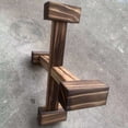 thumbnail image 4 of Raindrops Planter Stands For Display Terrarium Supplies Dark Brown 1Pack, 4 of 8