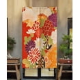 thumbnail image 2 of TJ Global Japanese Noren Doorway Curtain/Tapestry for Home or Restaurant - 33.5 x 59 (Flowers), 2 of 2