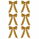 thumbnail image 1 of 6pc Velvet Bow Decoration Wreath Tree Topper, Bow Decoration Accents, Elegant Velvet Accents, Festive Home Decor, Christmas Ornament Set, Foldable Bow Design, Metal Frame Accents, for Living, 1 of 9