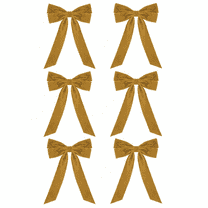 PRETXORVE 12 Velvet Christmas Tree Bow Decorations Christmas Wreath Bow Decorations