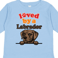 thumbnail image 4 of Inktastic Labrador Retriever Dog Gift Boys or Girls Long Sleeve Toddler T-Shirt, 4 of 5