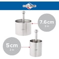 thumbnail image 4 of Kuchenprofi Stainless Steel 6-Piece Food Mold Forming Rings with Tamper/Pushers, Silver, 4 of 8