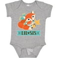 thumbnail image 3 of Inktastic Little Sister Woodland Fox Girls Girls Baby Bodysuit, 3 of 5