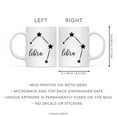 thumbnail image 5 of Koyal Wholesale Zodiac Sign Ceramic Coffee Mug, Libra Star Constellation, Minimalistic Black, 5 of 5