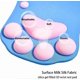 thumbnail image 2 of Mouse Pad Cat Paw Ergonomic Mouse Pad with Wrist Support Silicone Mouse Pad Cute Mouse Pad Kawaii Mouse Pad for Home/Office Mouse Pad Blue and Pink, 2 of 4