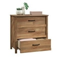 thumbnail image 4 of Bowery Hill 3-Drawer Farmhouse Engineered Wood Chest in Brown, 4 of 12