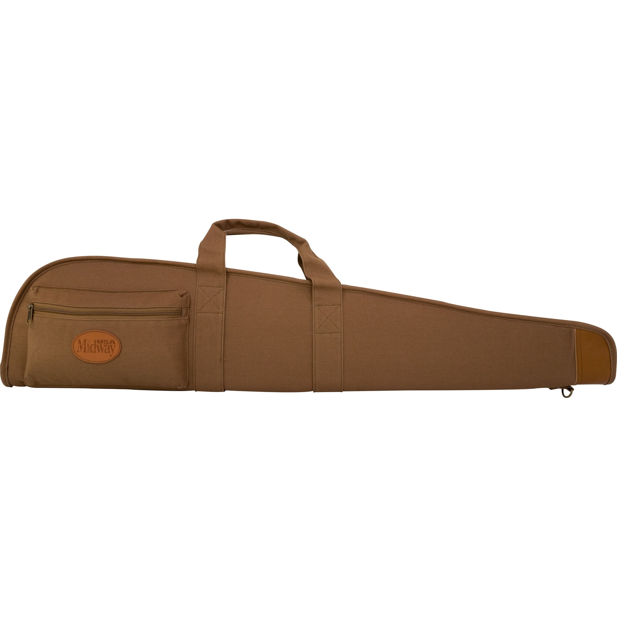 MidwayUSA Deluxe Cotton Canvas Shotgun Case 50 Dark Khaki