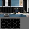 thumbnail image 3 of Pegatinas de pared de imitación de azulejos, papel tapiz autoadhesivo resistente a la humedad, impermeable, decoración de vinilo de mármol, pegatinas para renovación de baños, 3 of 5