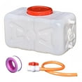 thumbnail image 2 of koolsoo Drinking Water Container Emergency Water Storage Tank with Handle Drinking Water white 60 catties, 2 of 8
