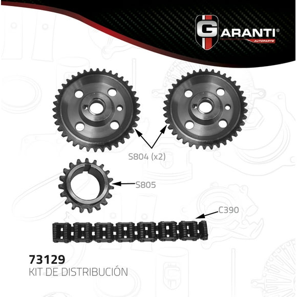 Kit Distribucion Garanti Para Chevrolet Cavalier 1996 - 2002