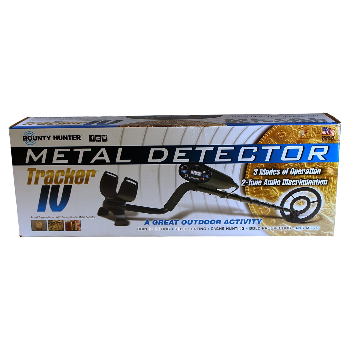Bounty Hunter BHJS Junior Metal Detector - Walmart.com