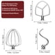 thumbnail image 2 of Juego de Accesorios para Cocina LETOMS de 3 Piezas en Acero Inoxidable, 2 of 7