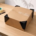 Adhesive-Backed Carton Corner Guards, 50 Plastic Three-Panel Protectors ...