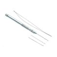 thumbnail image 3 of 1 Uds. Portaagujas de bucle 2 en 1 con 3 uds. Agujas soporte de ganchillo de aluminio gancho de aguja para trenzado de cabello y Kit de gancho de pestillo, 3 of 4
